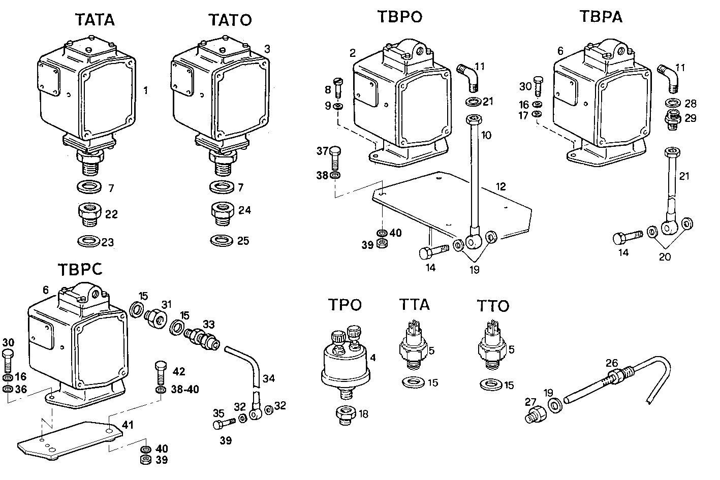 Iveco/FPT SENDER UNITS FOR GENERATOR UNIT