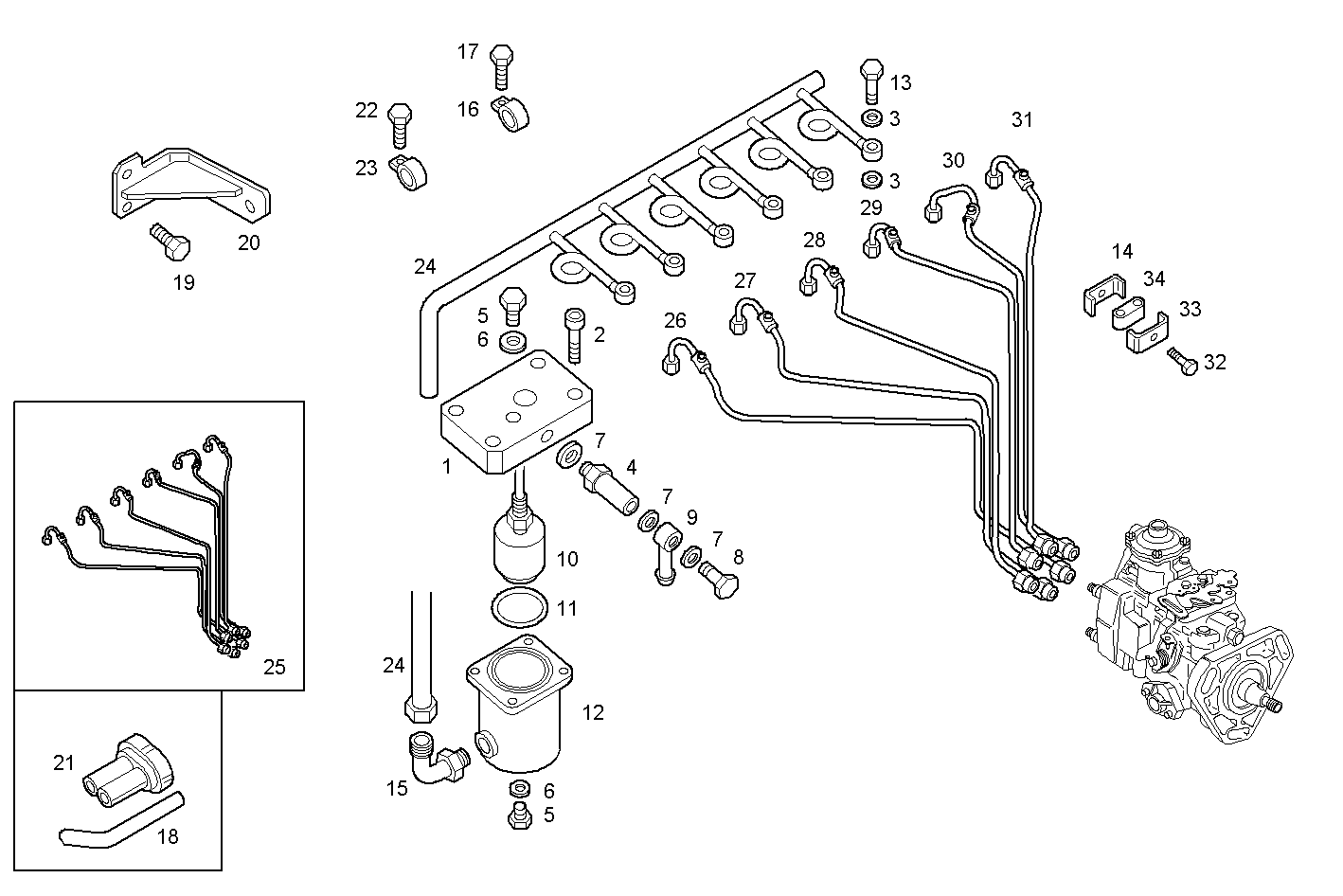 Iveco/FPT DOUBLE WALL INJECTION PIPES