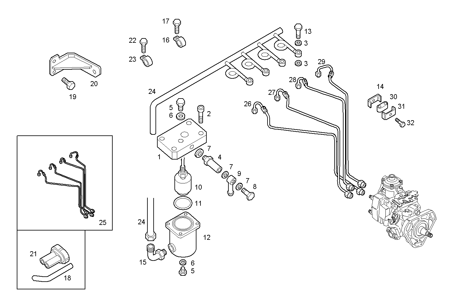 Iveco/FPT DOUBLE WALL INJECTION PIPES