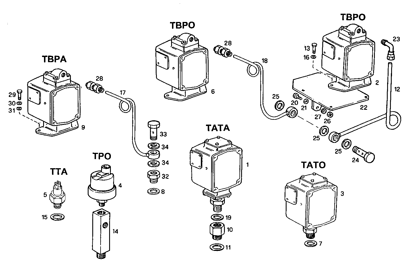 Iveco/FPT SENDER UNITS FOR GENERATOR UNIT