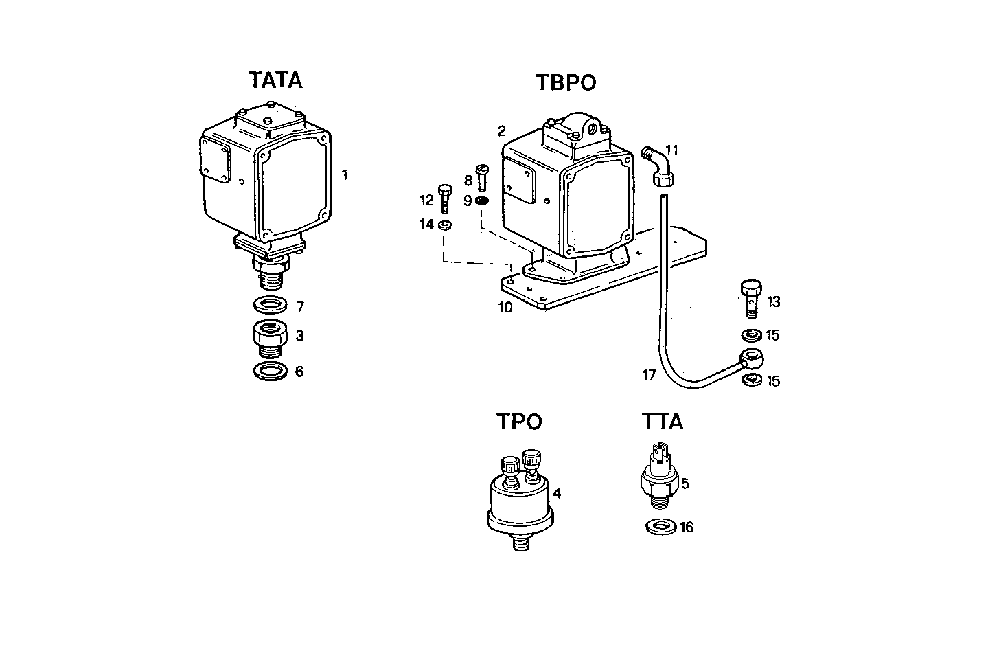 Iveco/FPT SENDER UNITS FOR GENERATOR UNIT