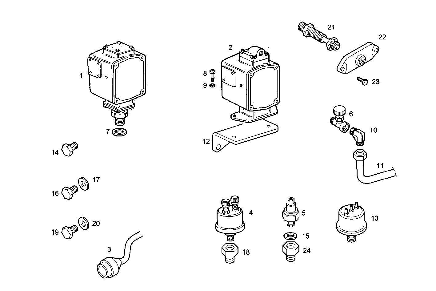 Iveco/FPT SENDER UNITS ALARMS INSTRUMENT