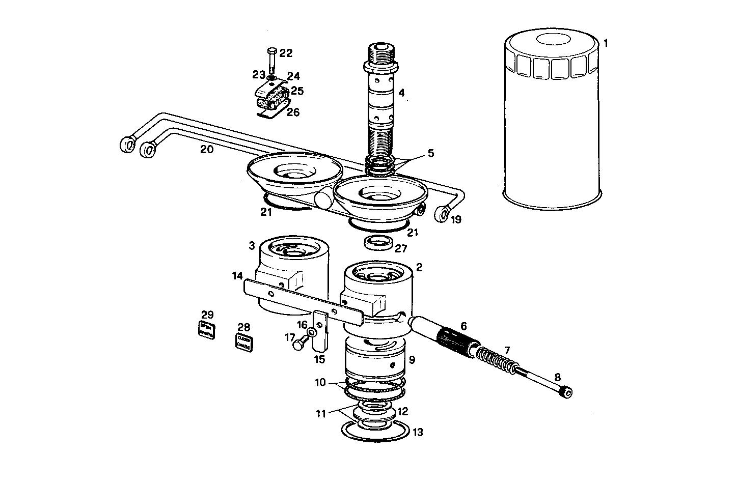 Iveco/FPT DOUBLE OIL FILTER