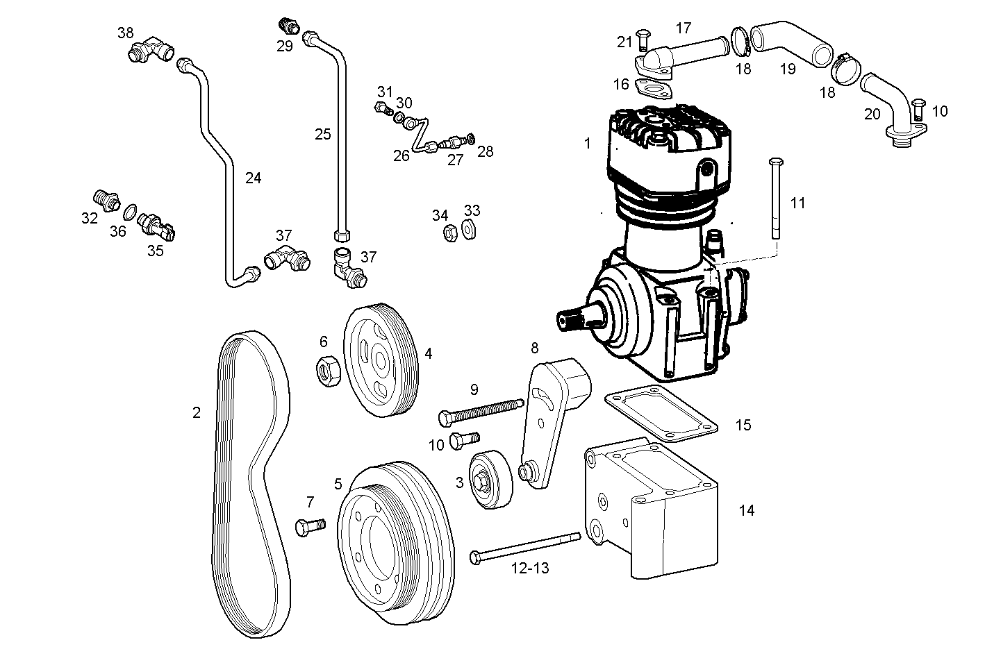 Iveco/FPT AIR COMPRESSOR