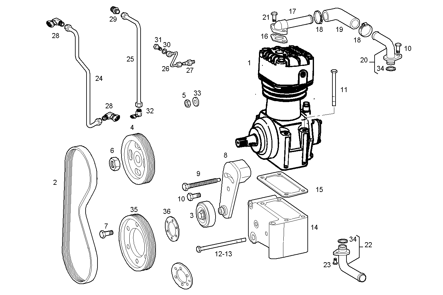 Iveco/FPT AIR COMPRESSOR