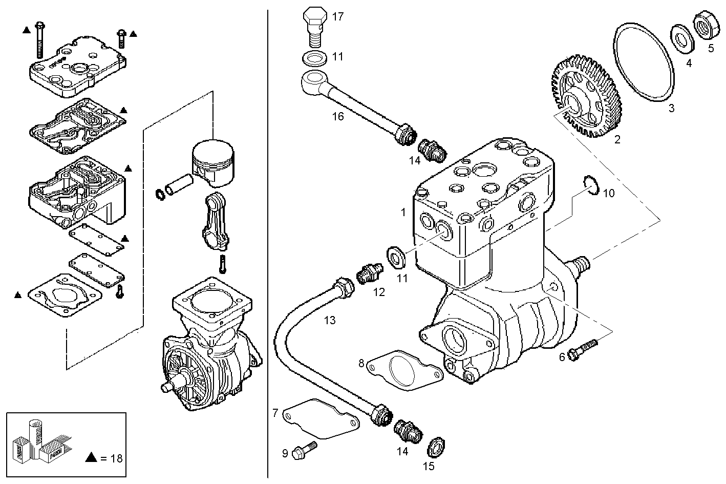 Iveco/FPT AIR COMPRESSOR