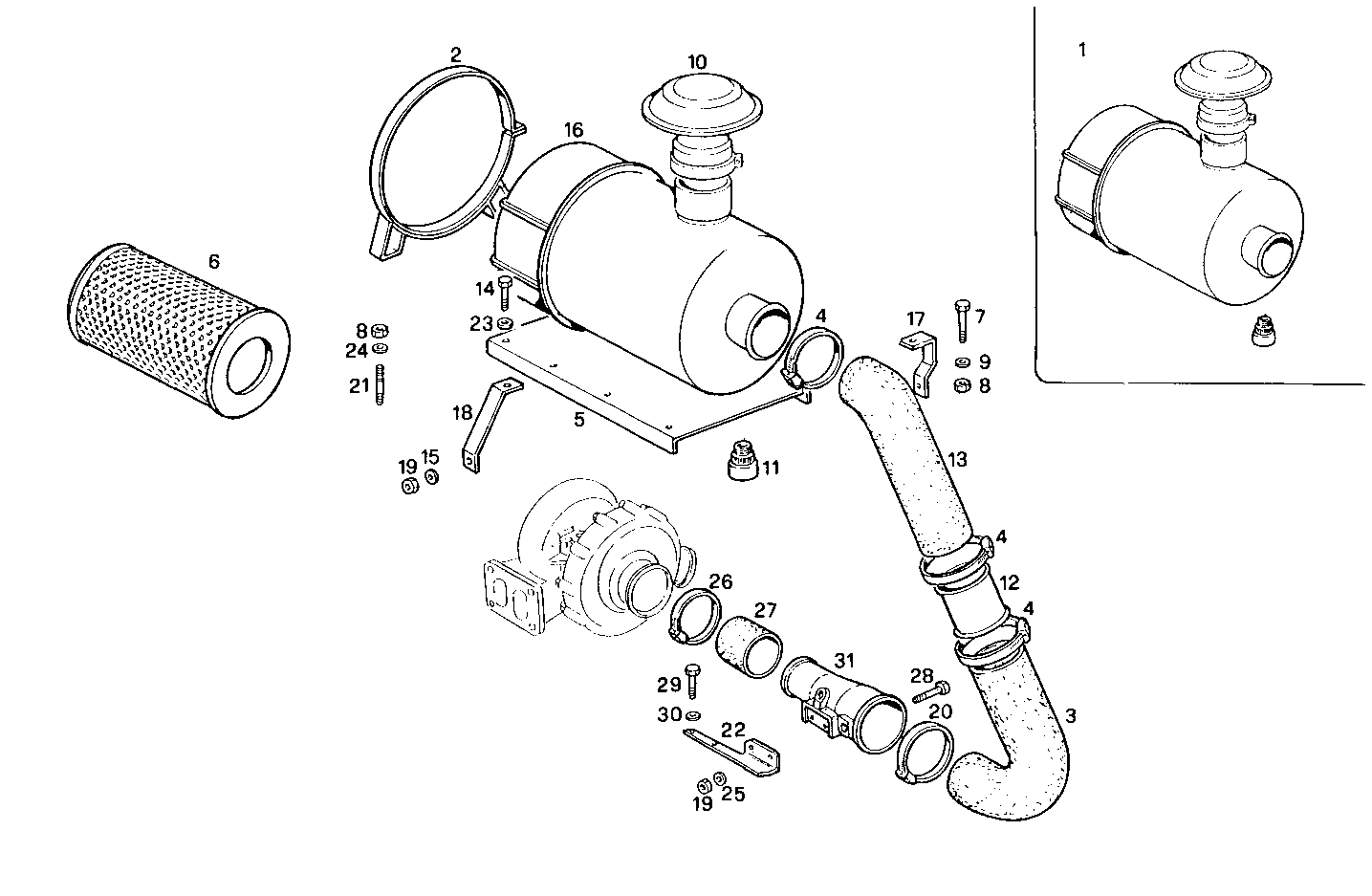 Iveco/FPT DRY AIR CLEANER