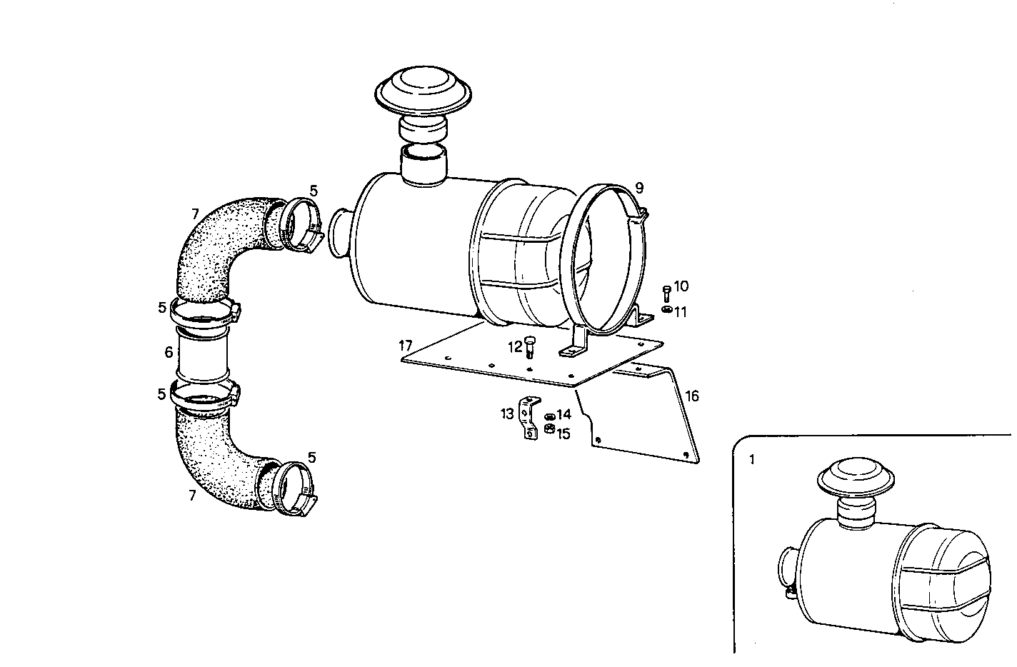 Iveco/FPT DRY AIR CLEANER