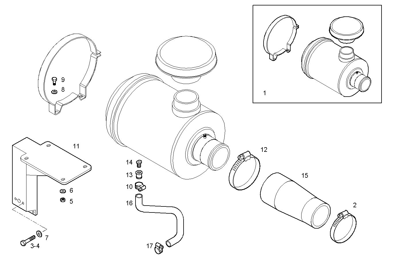 Iveco/FPT AIR CLEANER