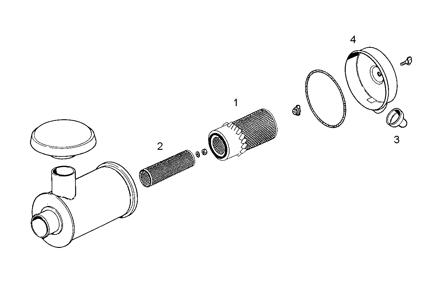 Iveco/FPT AIR CLEANER (COMPONENTS)