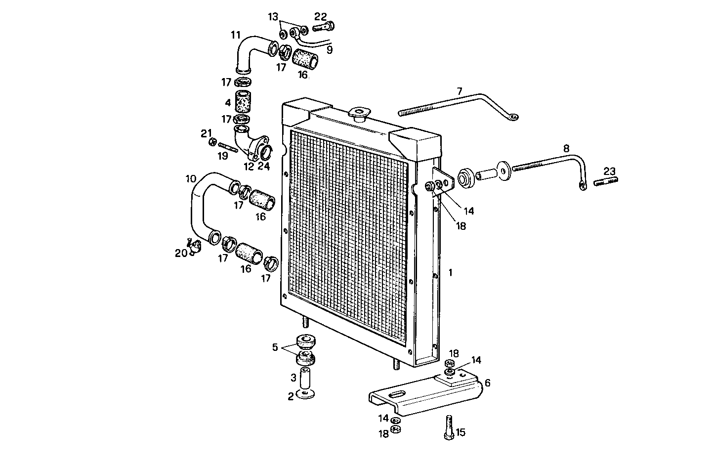 Iveco/FPT RADIATOR FOR SETTING TILL MAX POWER