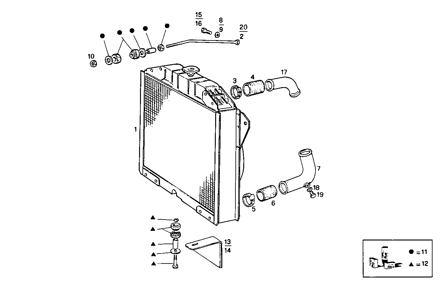 Iveco/FPT RADIATOR FOR SETTING TILL MAX POWER