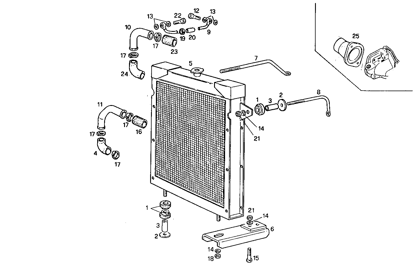 Iveco/FPT RADIATOR FOR SETTING TILL MAX POWER