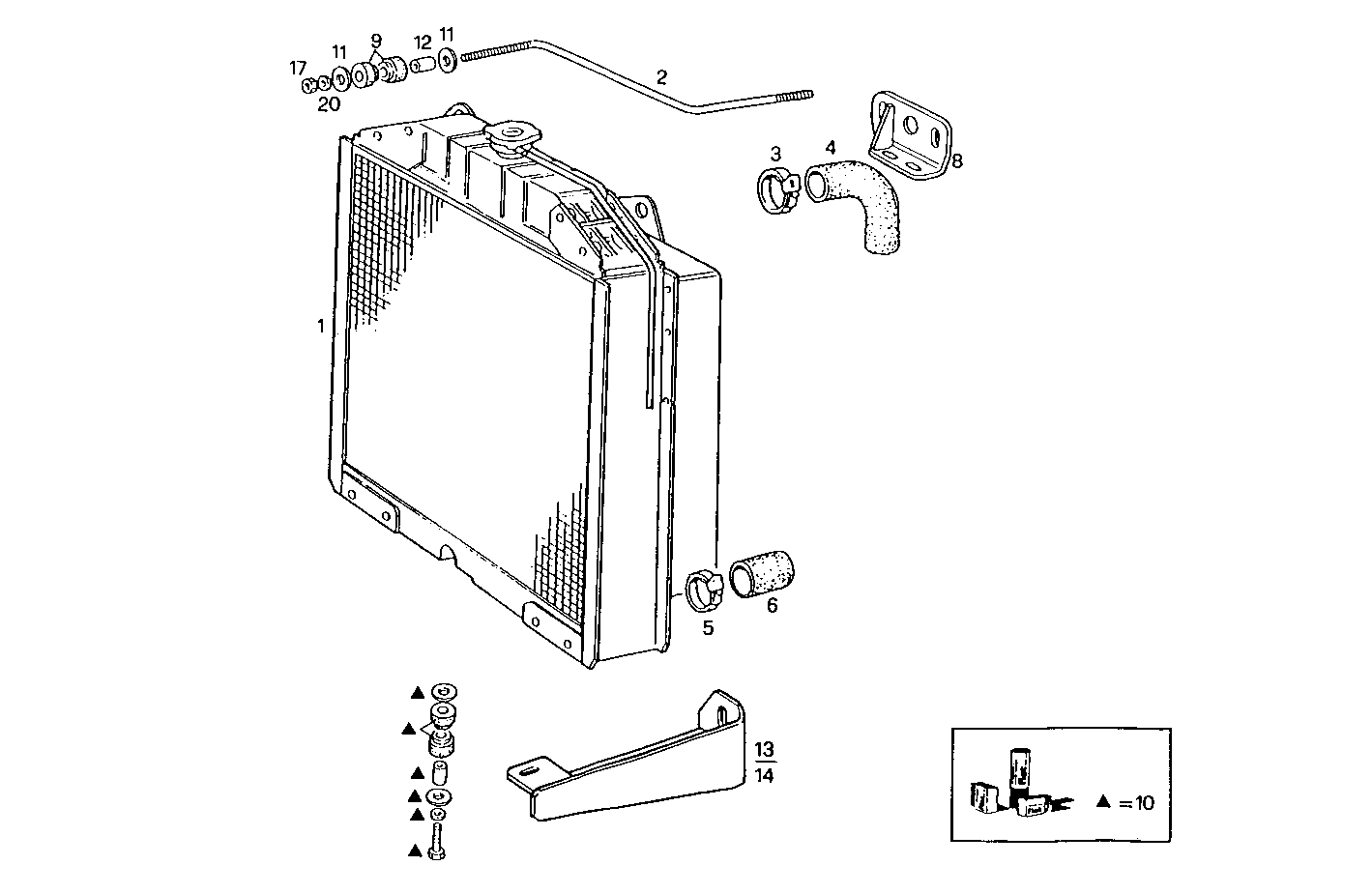 Iveco/FPT RADIATOR FOR SETTING TILL MAX POWER