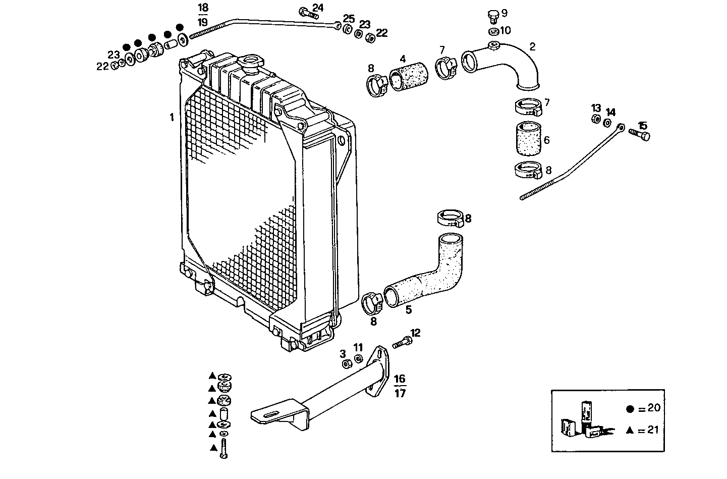 Iveco/FPT RADIATOR FOR SETTING TILL MAX POWER