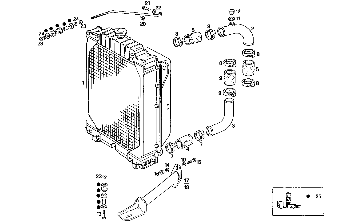 Iveco/FPT RADIATOR FOR SETTING TILL MAX POWER