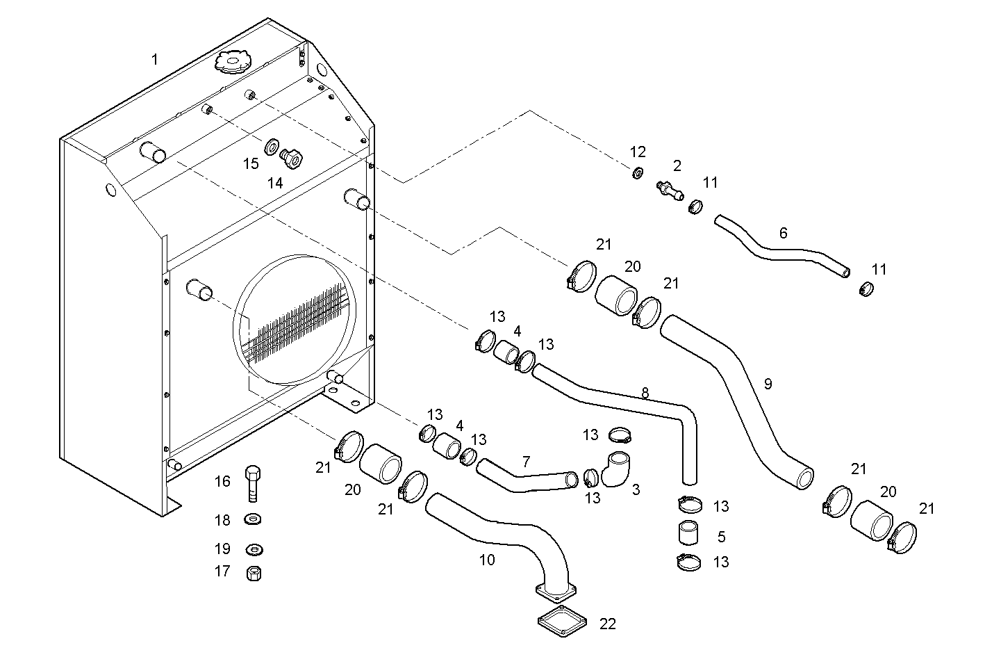 Iveco/FPT RADIATOR