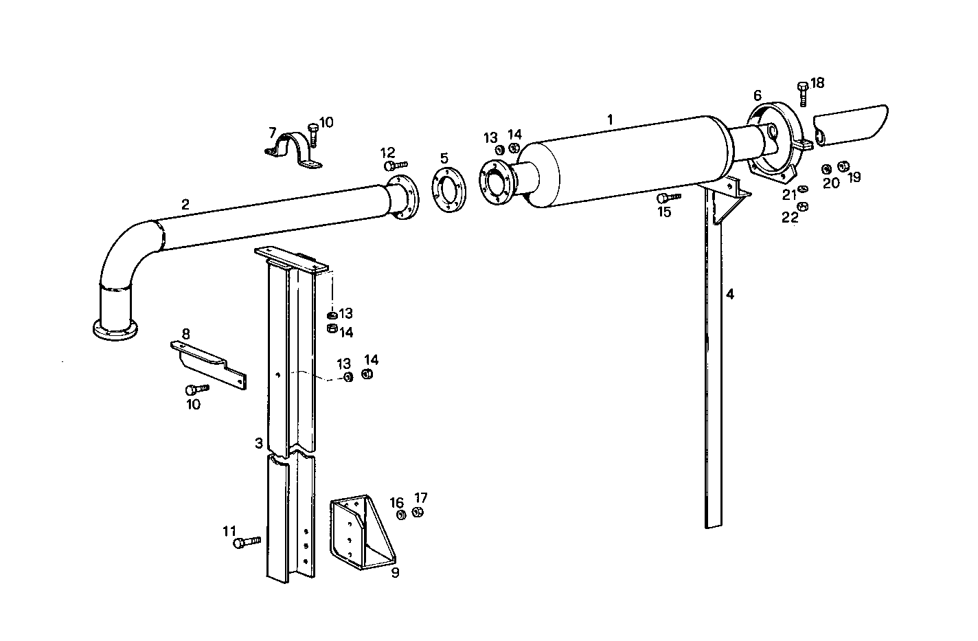 Iveco/FPT HORIZONTAL SILENCER