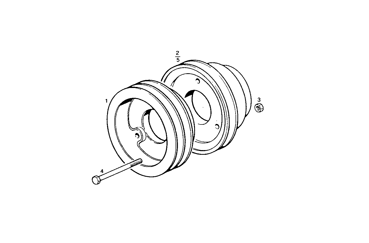 Iveco/FPT PULLEY ON ENGINE AXIS