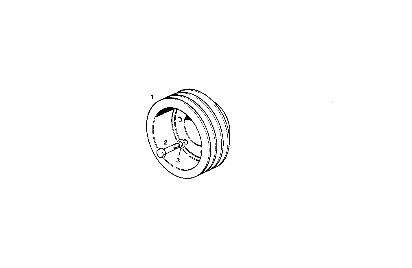 Iveco/FPT PULLEY ON ENGINE AXIS