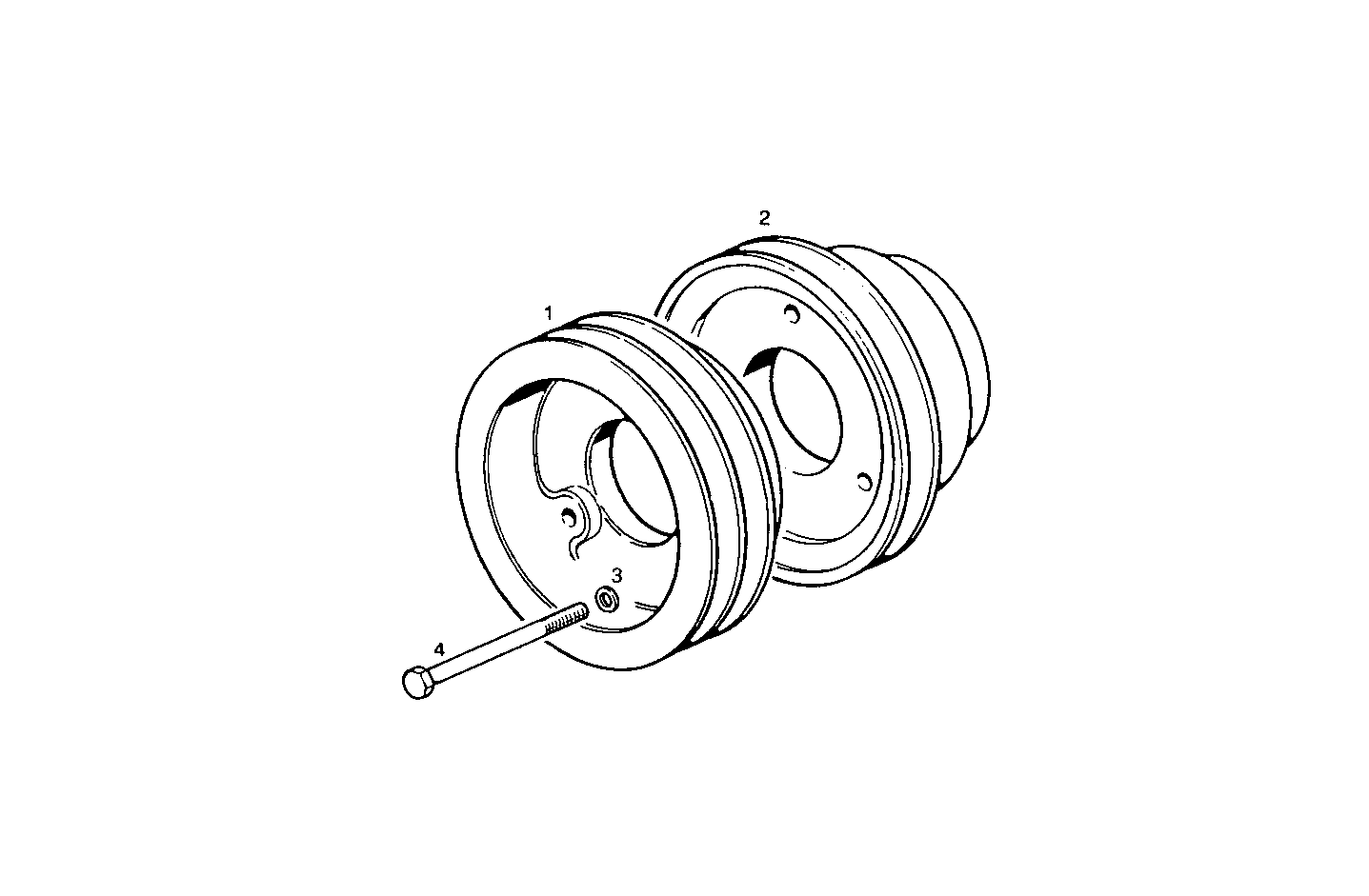 Iveco/FPT PULLEY ON ENGINE AXIS