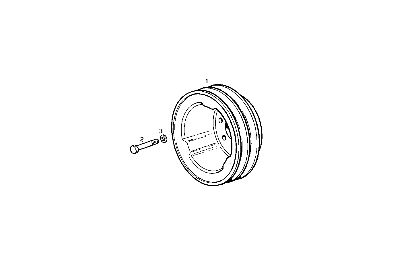 Iveco/FPT PULLEY ON ENGINE AXIS