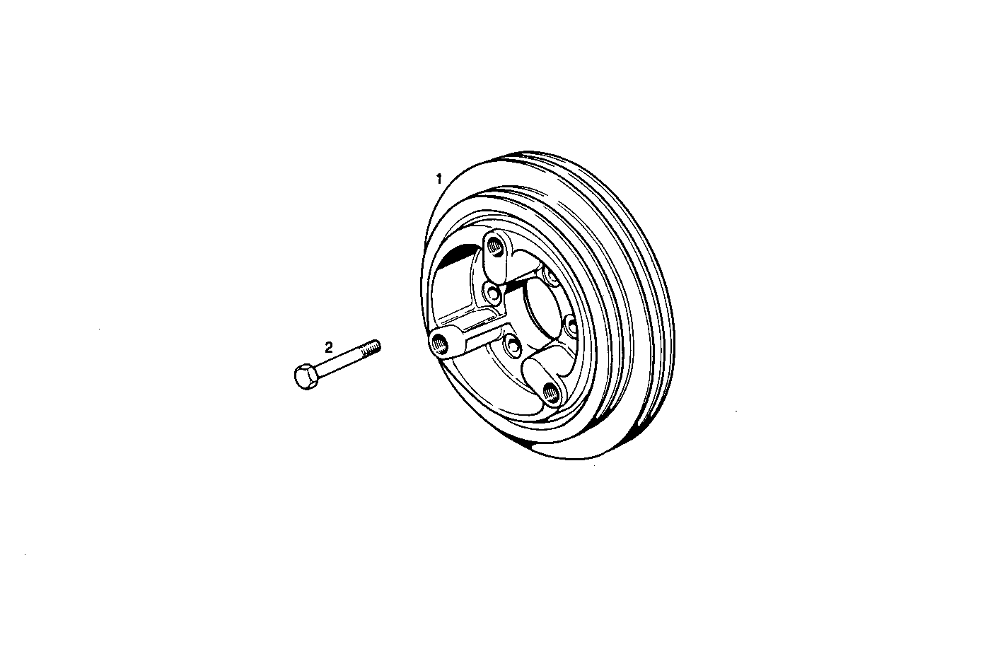 Iveco/FPT PULLEY ON ENGINE AXIS