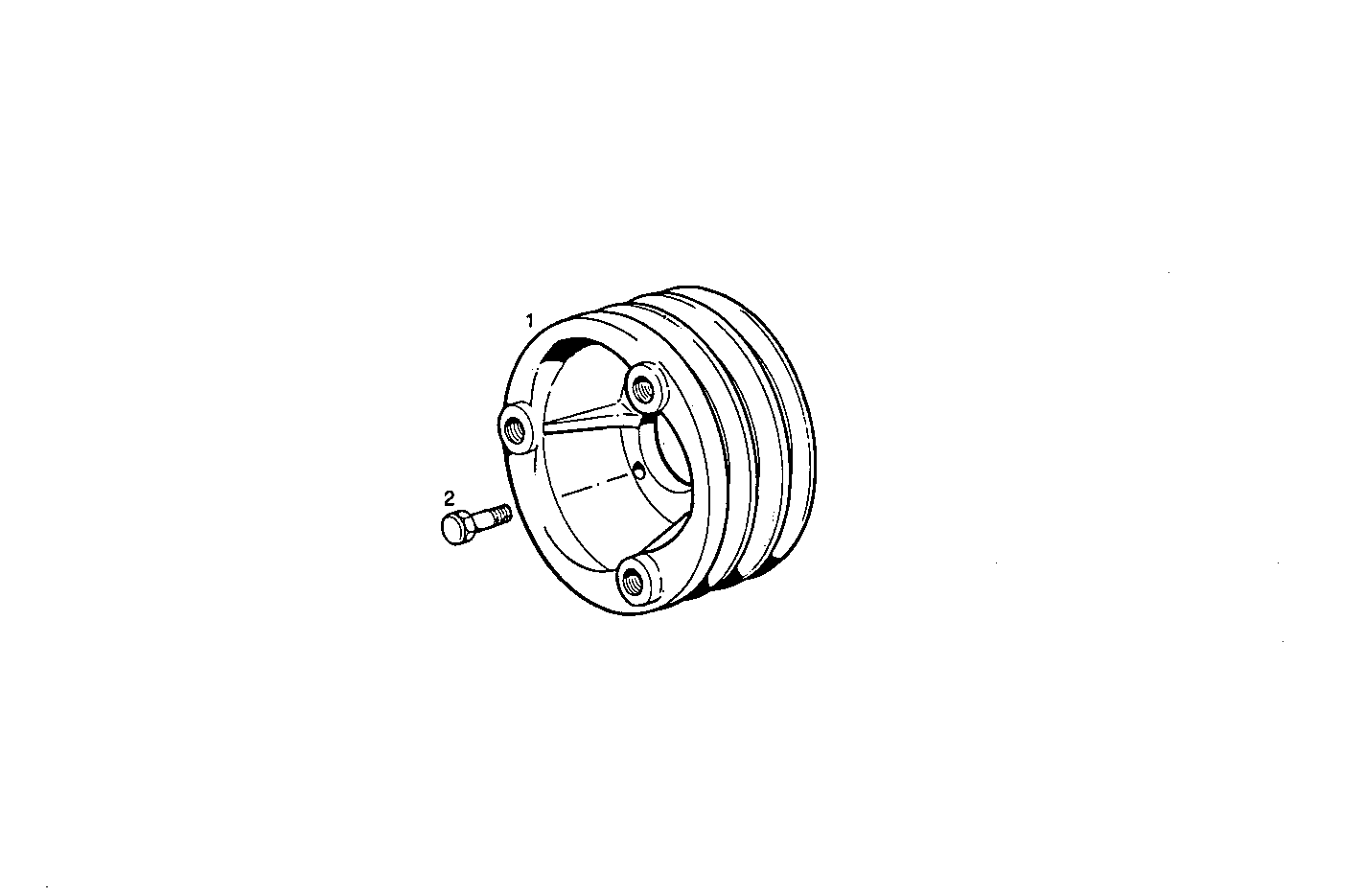 Iveco/FPT PULLEY ON ENGINE AXIS