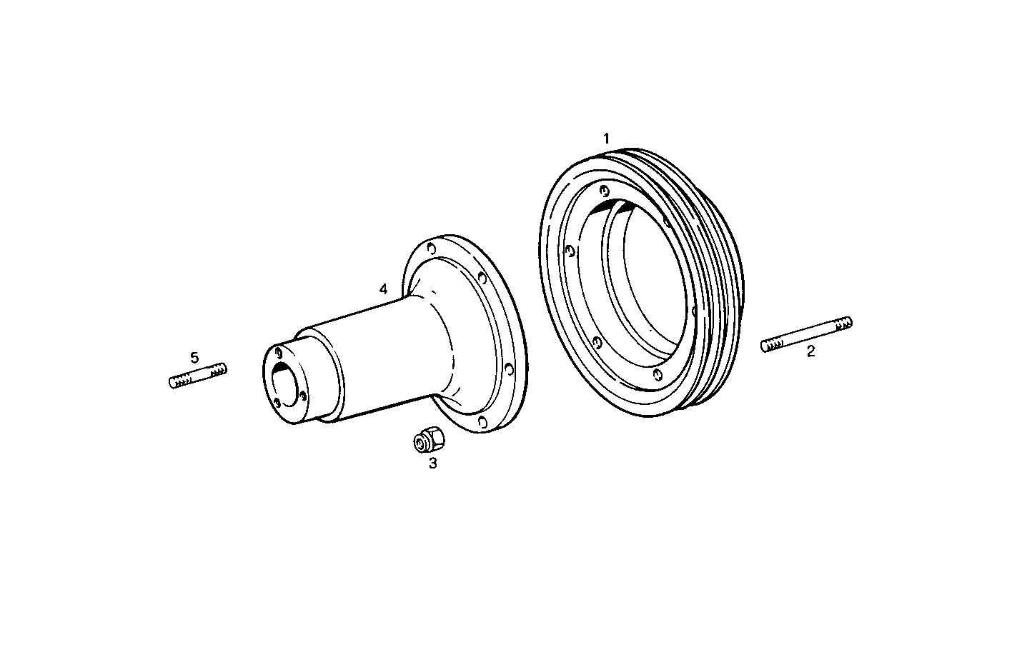 Iveco/FPT PULLEY ON ENGINE AXIS
