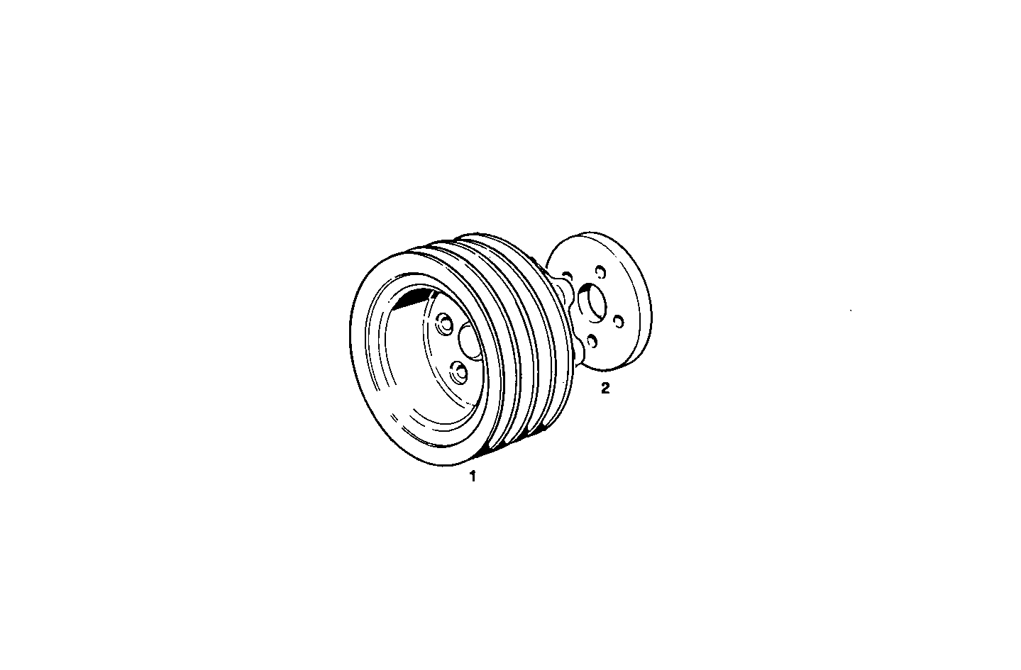 Iveco/FPT PULLEY ON ENGINE AXIS