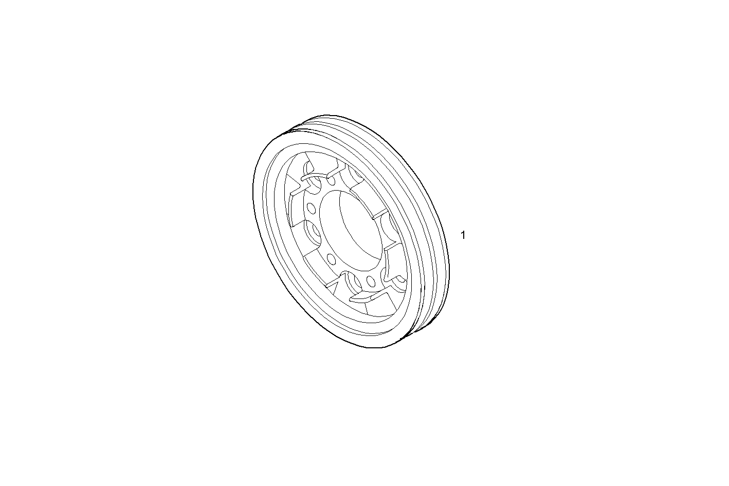 Iveco/FPT GROOVES ADDITIONAL PULLEY