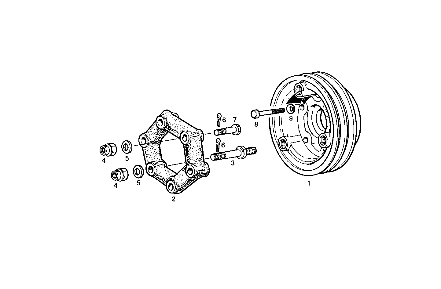 Iveco/FPT PULLEY ON ENGINE AXIS