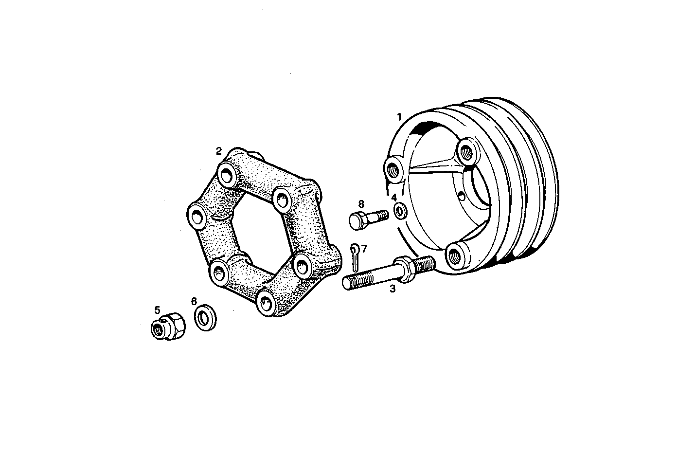 Iveco/FPT PULLEY ON ENGINE AXIS