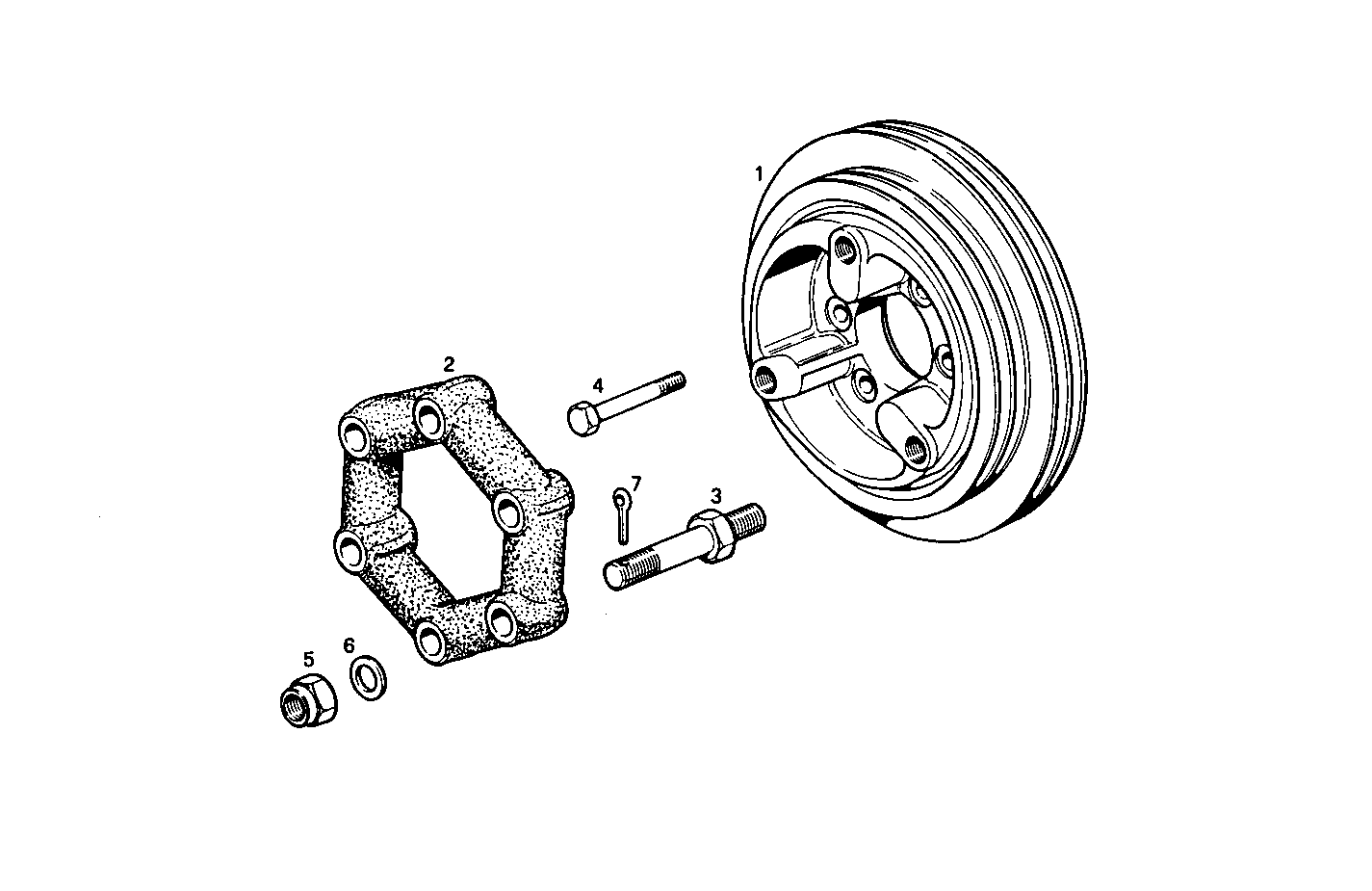 Iveco/FPT PULLEY ON ENGINE AXIS