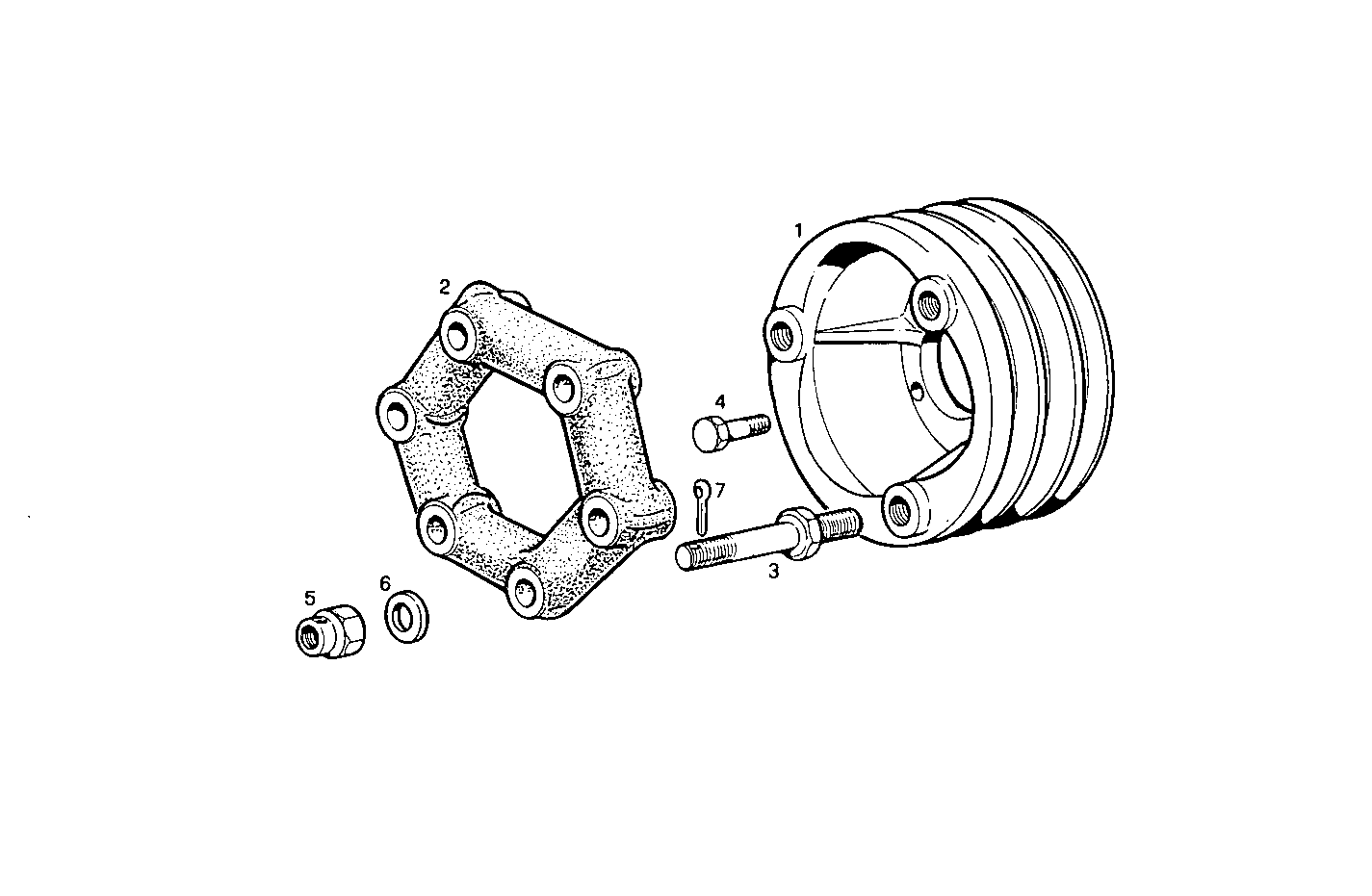 Iveco/FPT PULLEY ON ENGINE AXIS