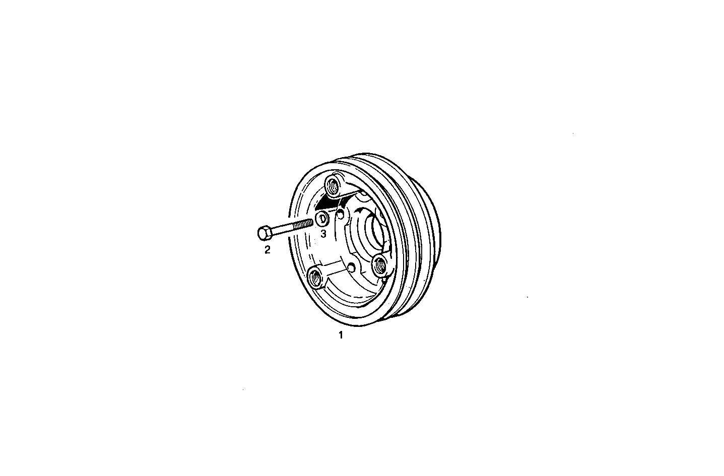 Iveco/FPT PULLEY ON ENGINE AXIS