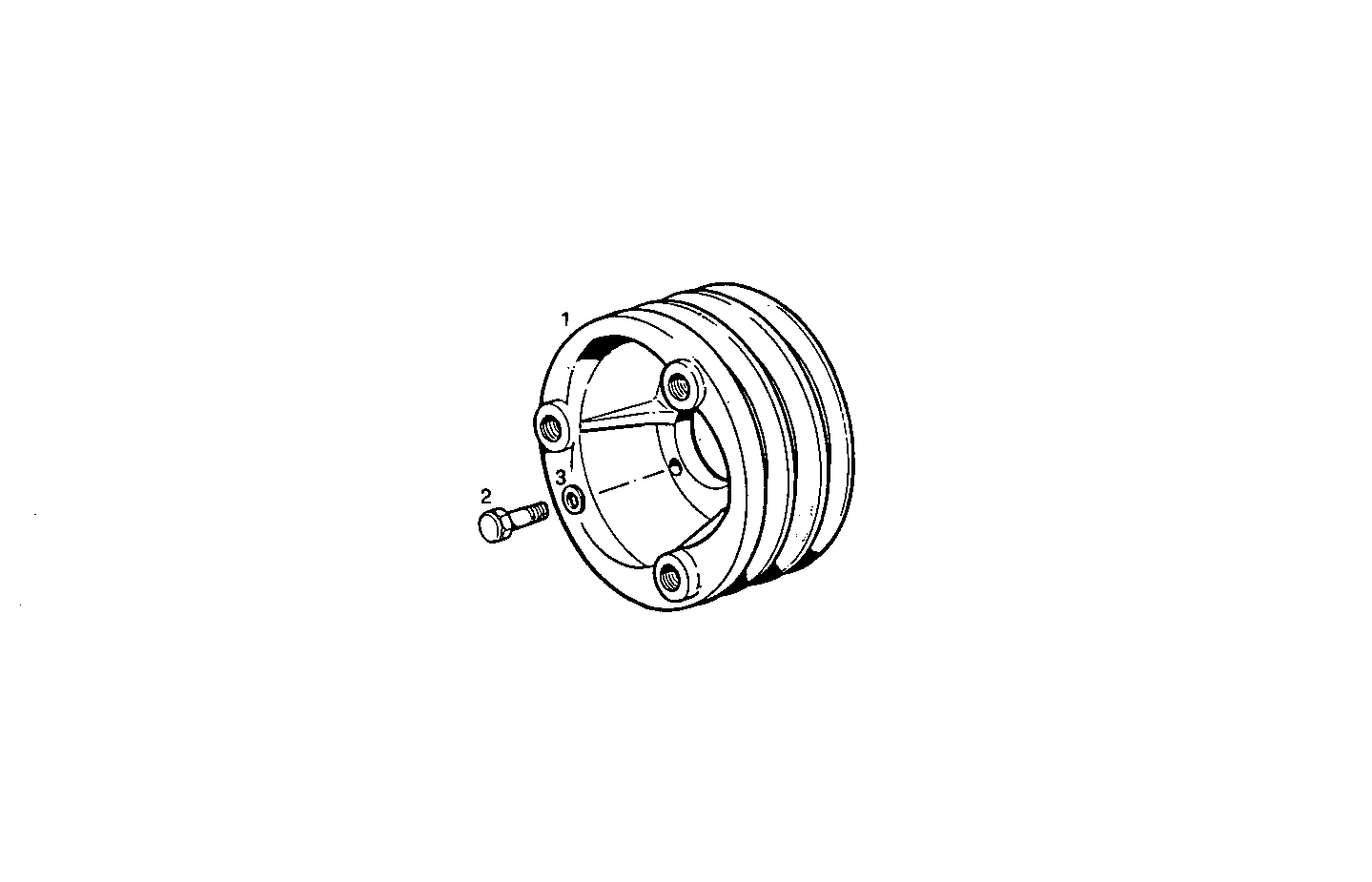 Iveco/FPT PULLEY ON ENGINE AXIS