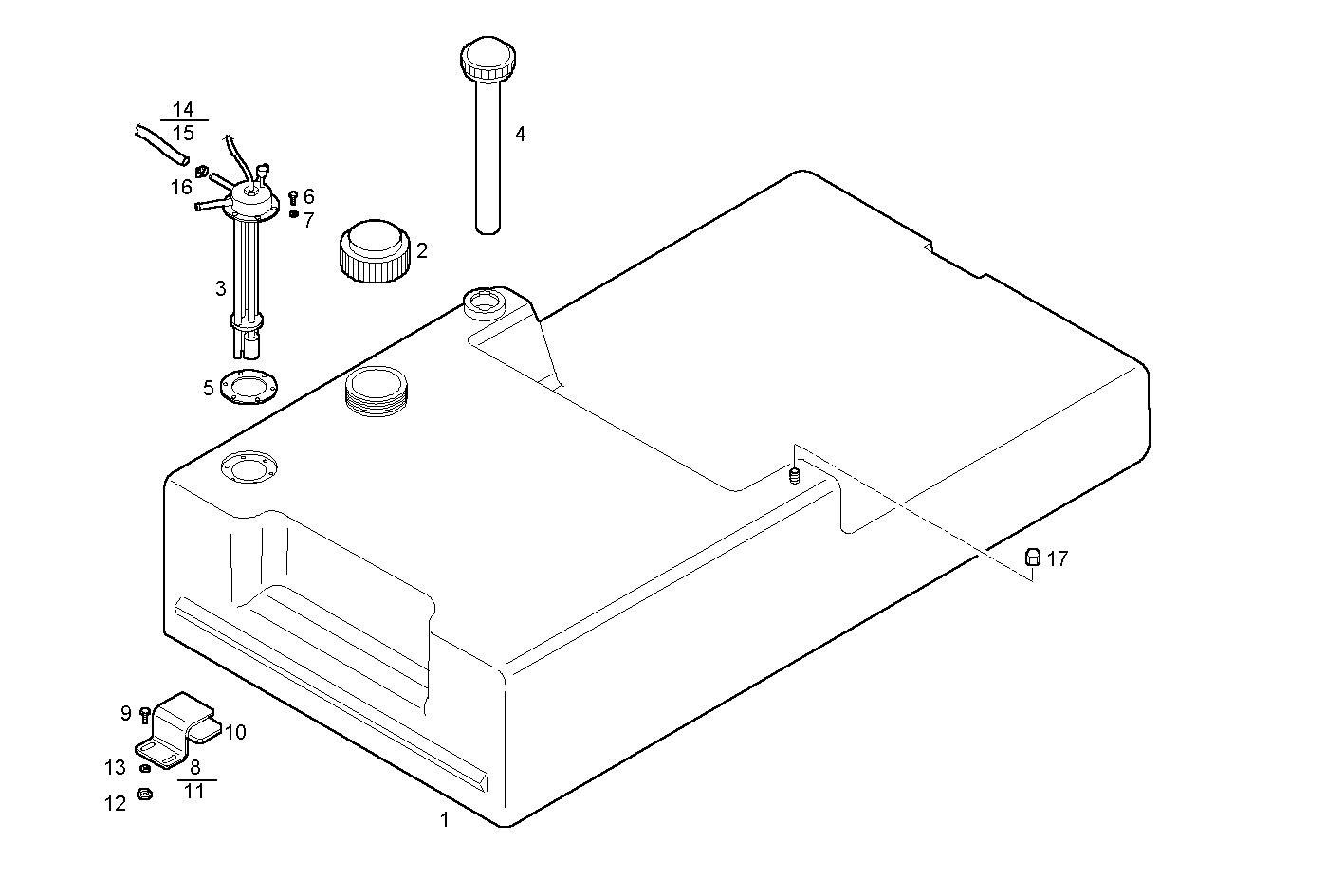 Iveco/FPT FUEL TANK