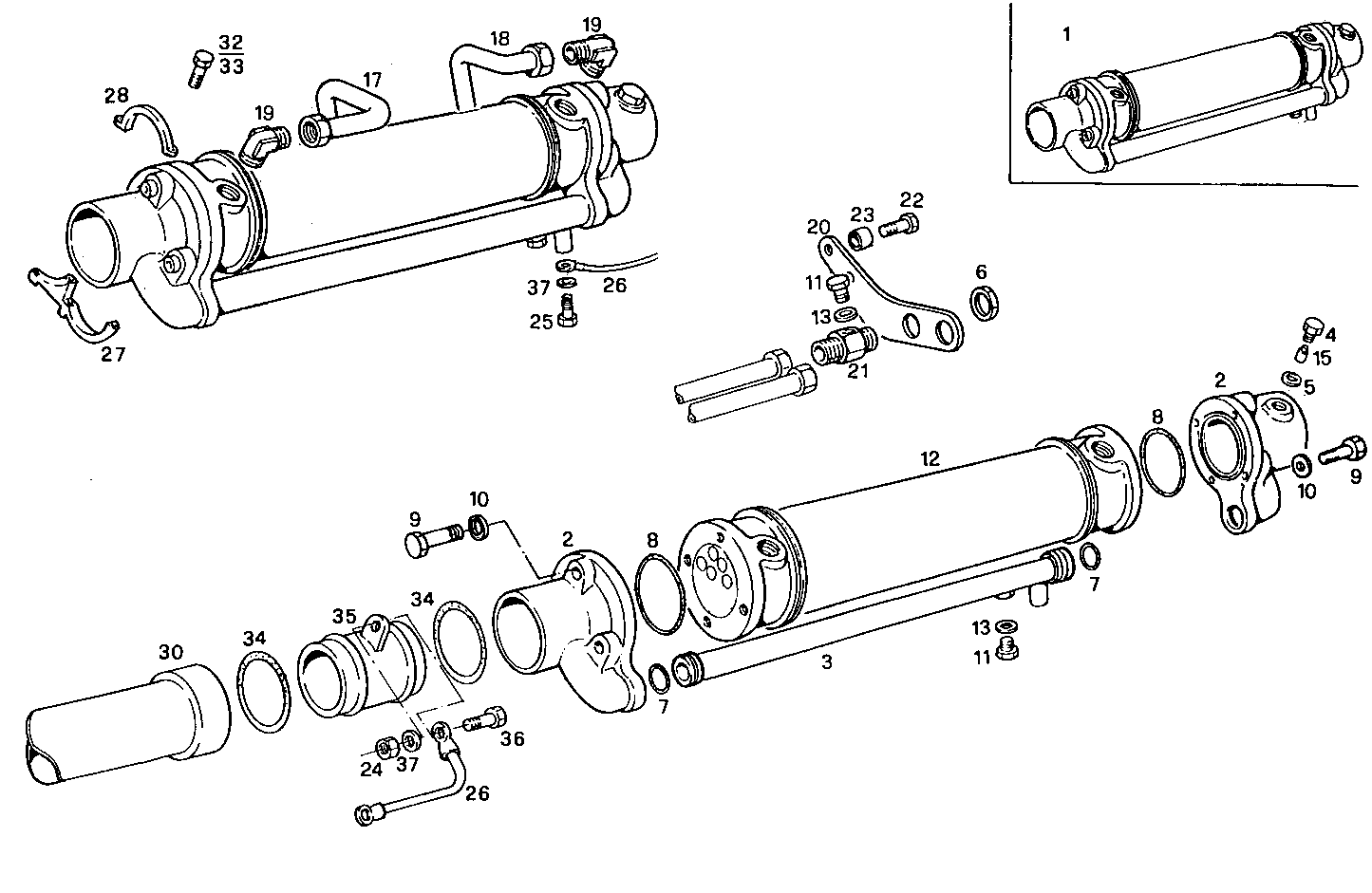 Iveco/FPT REVERSER WATER HEAT EXCHANGER