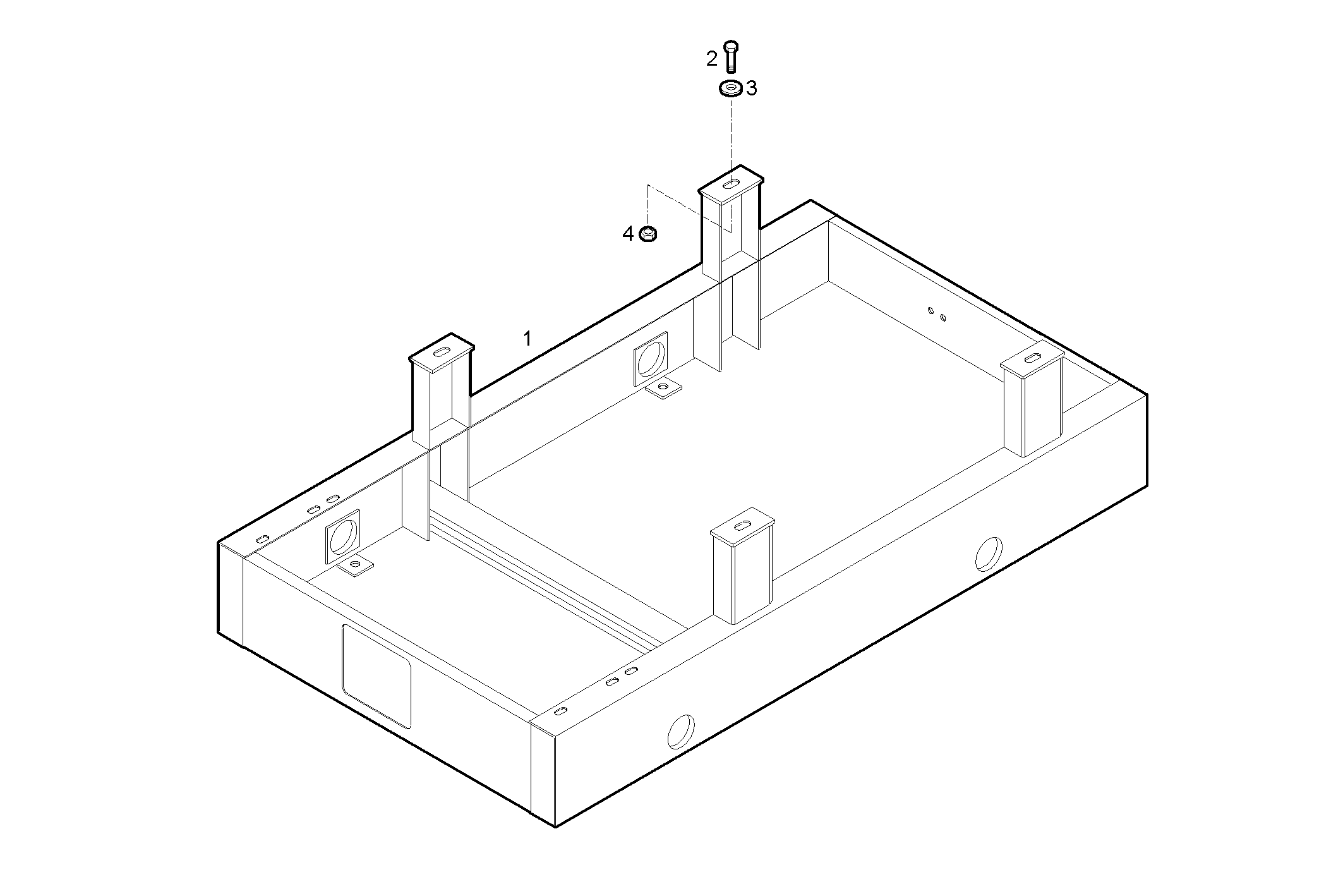 Iveco/FPT SUBBASE FOR ENGINE CLUTCH