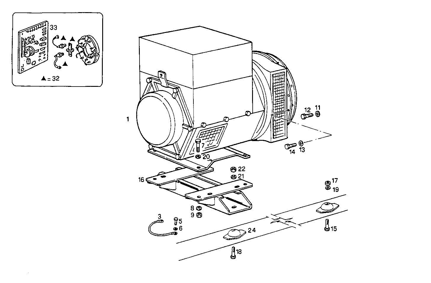 Iveco/FPT SINGLE BEARING ELECTRIC MACHINE