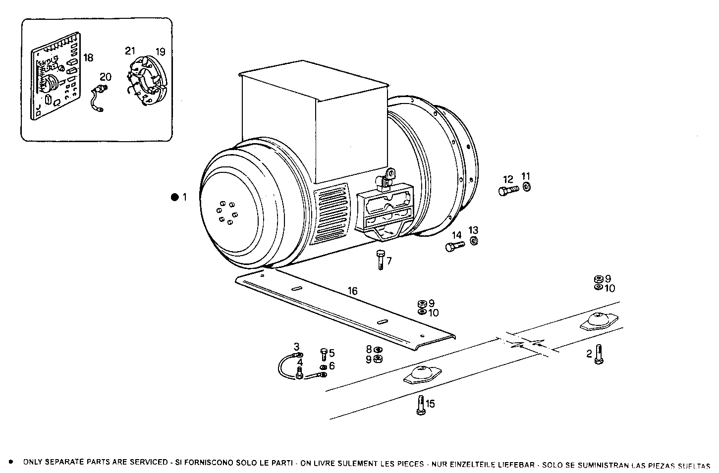 Iveco/FPT SINGLE BEARING ELECTRIC MACHINE