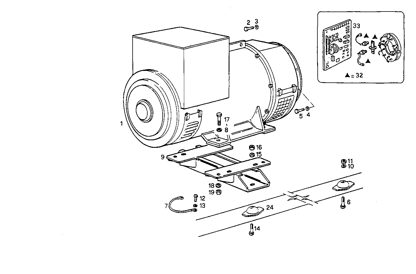 Iveco/FPT SINGLE BEARING ELECTRIC MACHINE