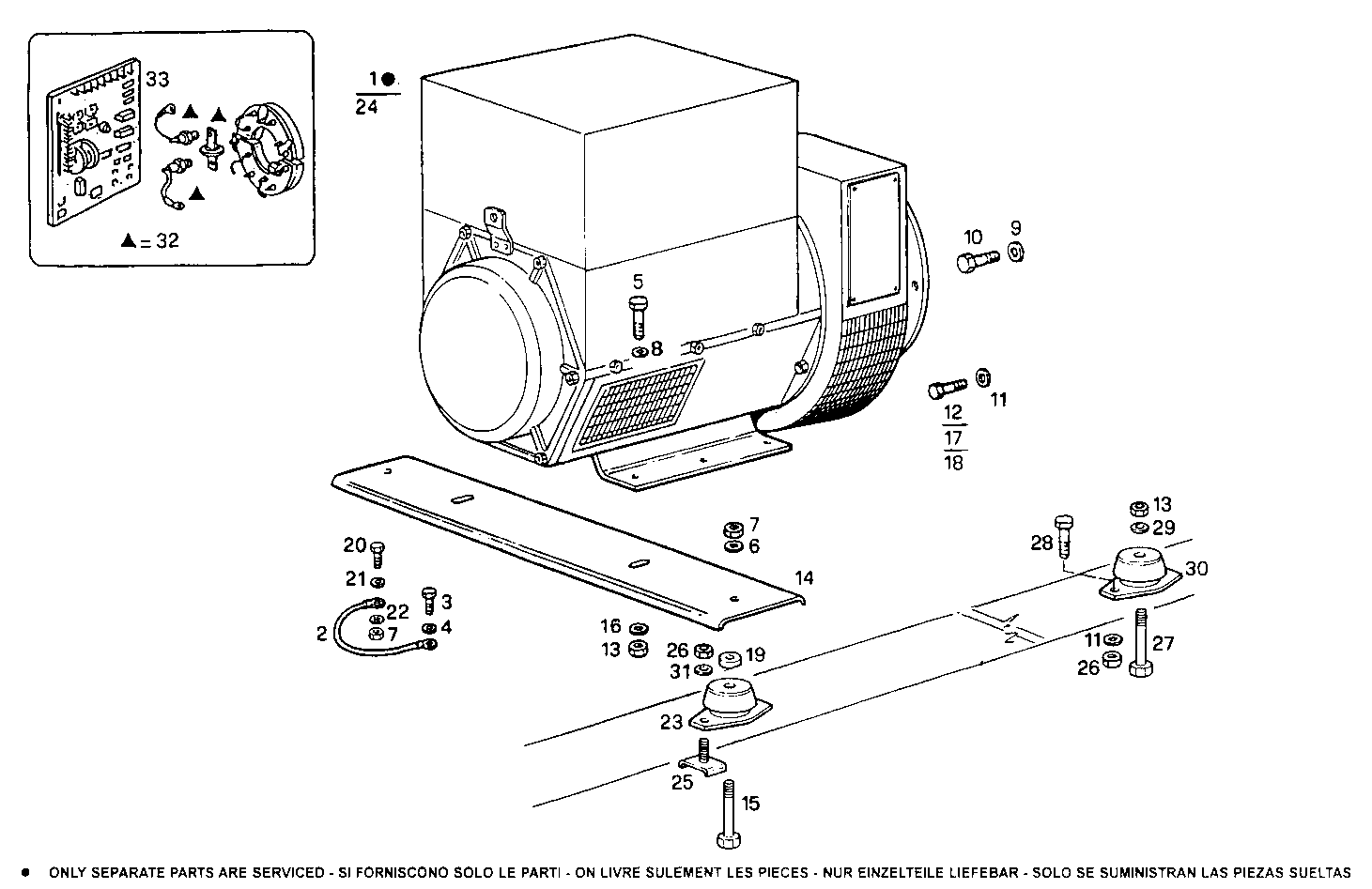 Iveco/FPT SINGLE BEARING ELECTRIC MACHINE