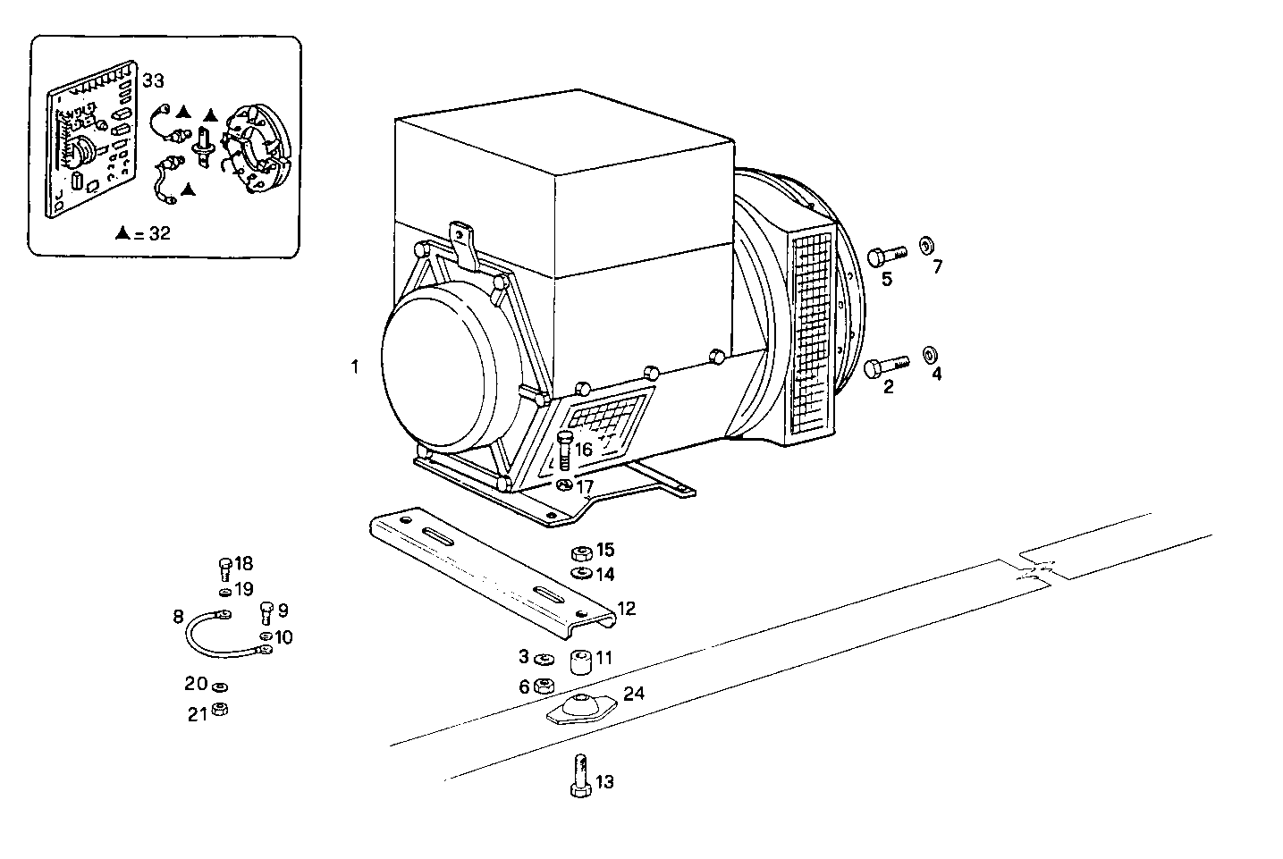 Iveco/FPT SINGLE BEARING ELECTRIC MACHINE