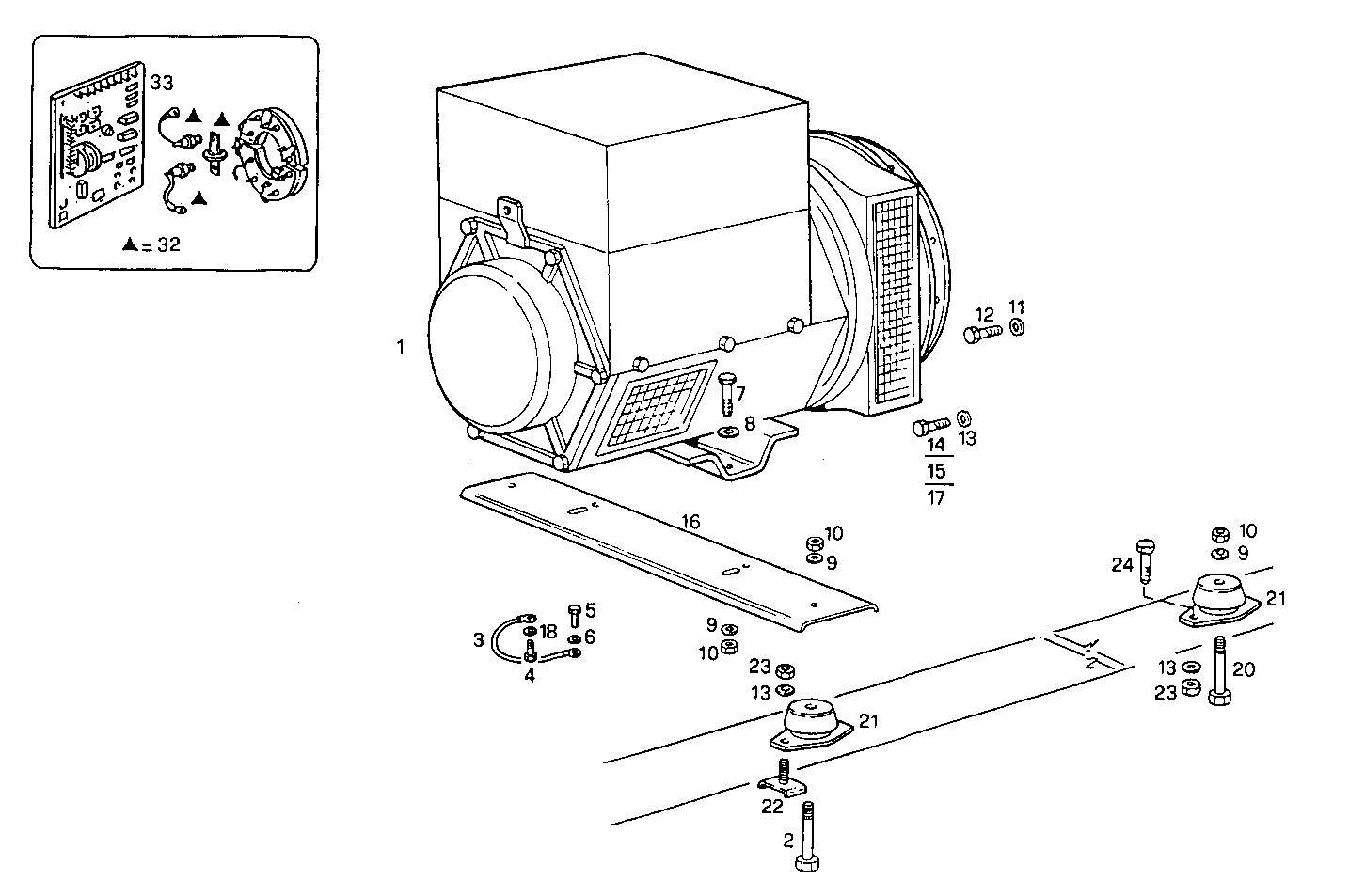 Iveco/FPT SINGLE BEARING ELECTRIC MACHINE