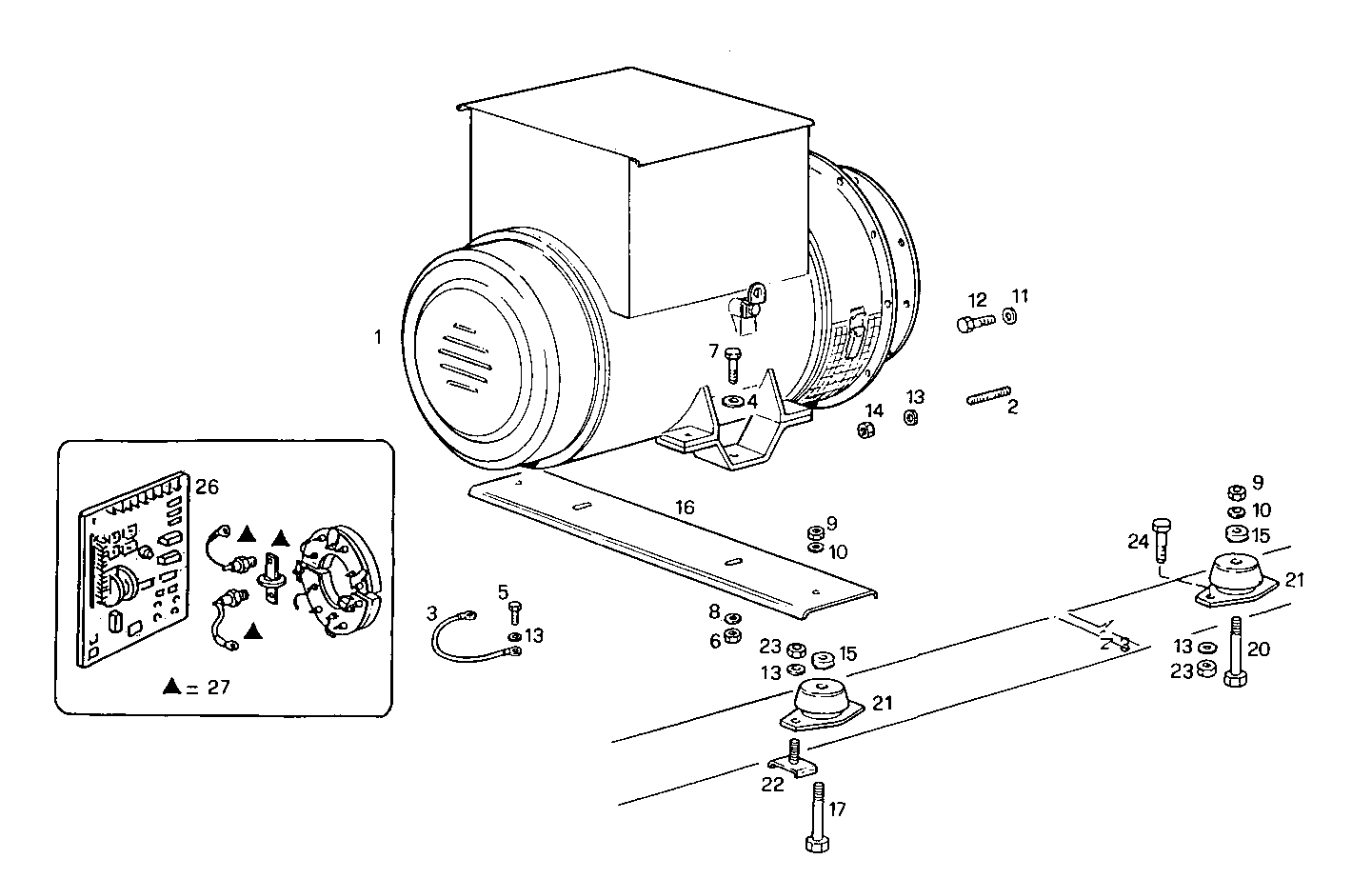 Iveco/FPT SINGLE BEARING ELECTRIC MACHINE