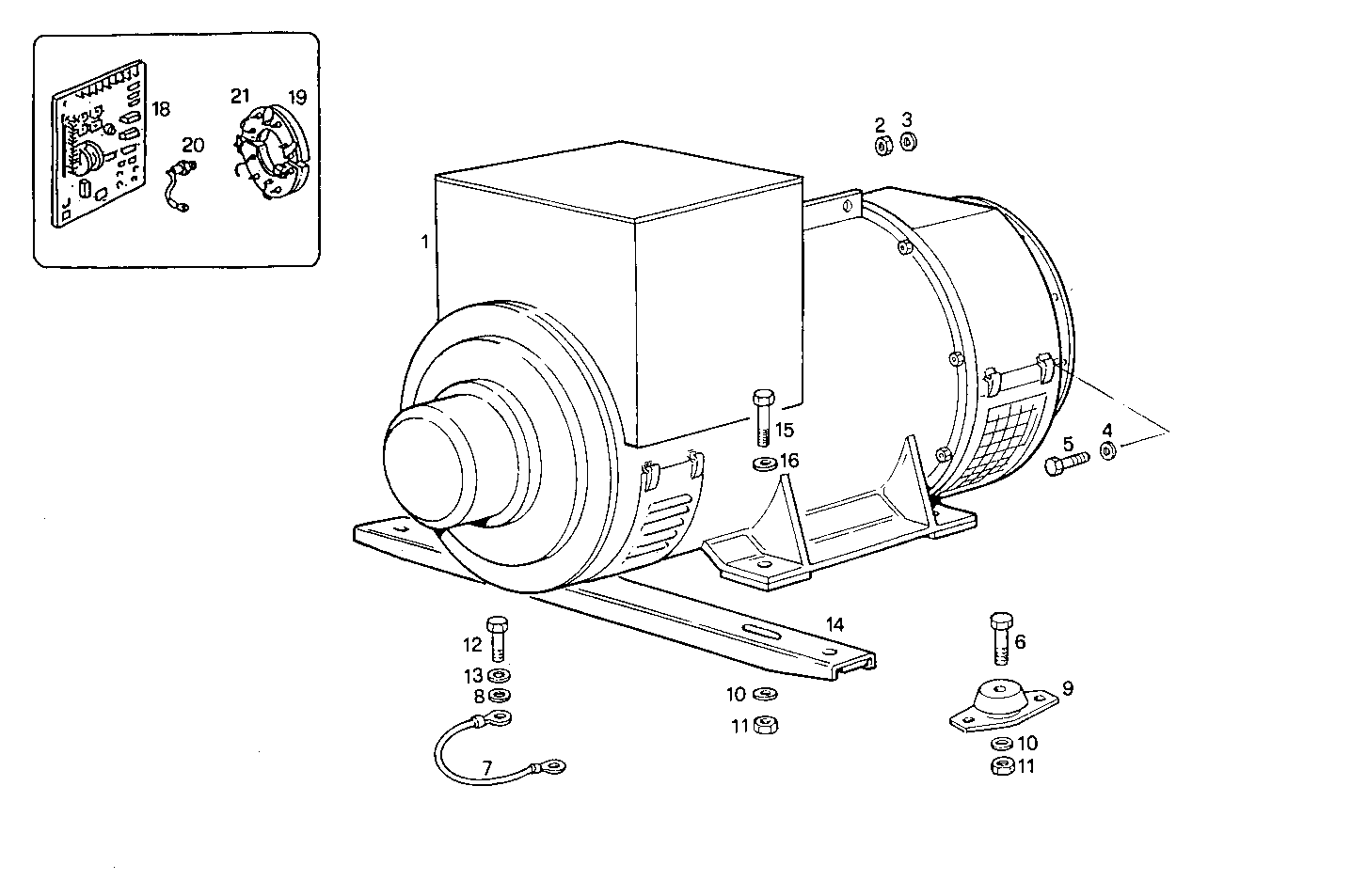 Iveco/FPT SINGLE BEARING ELECTRIC MACHINE