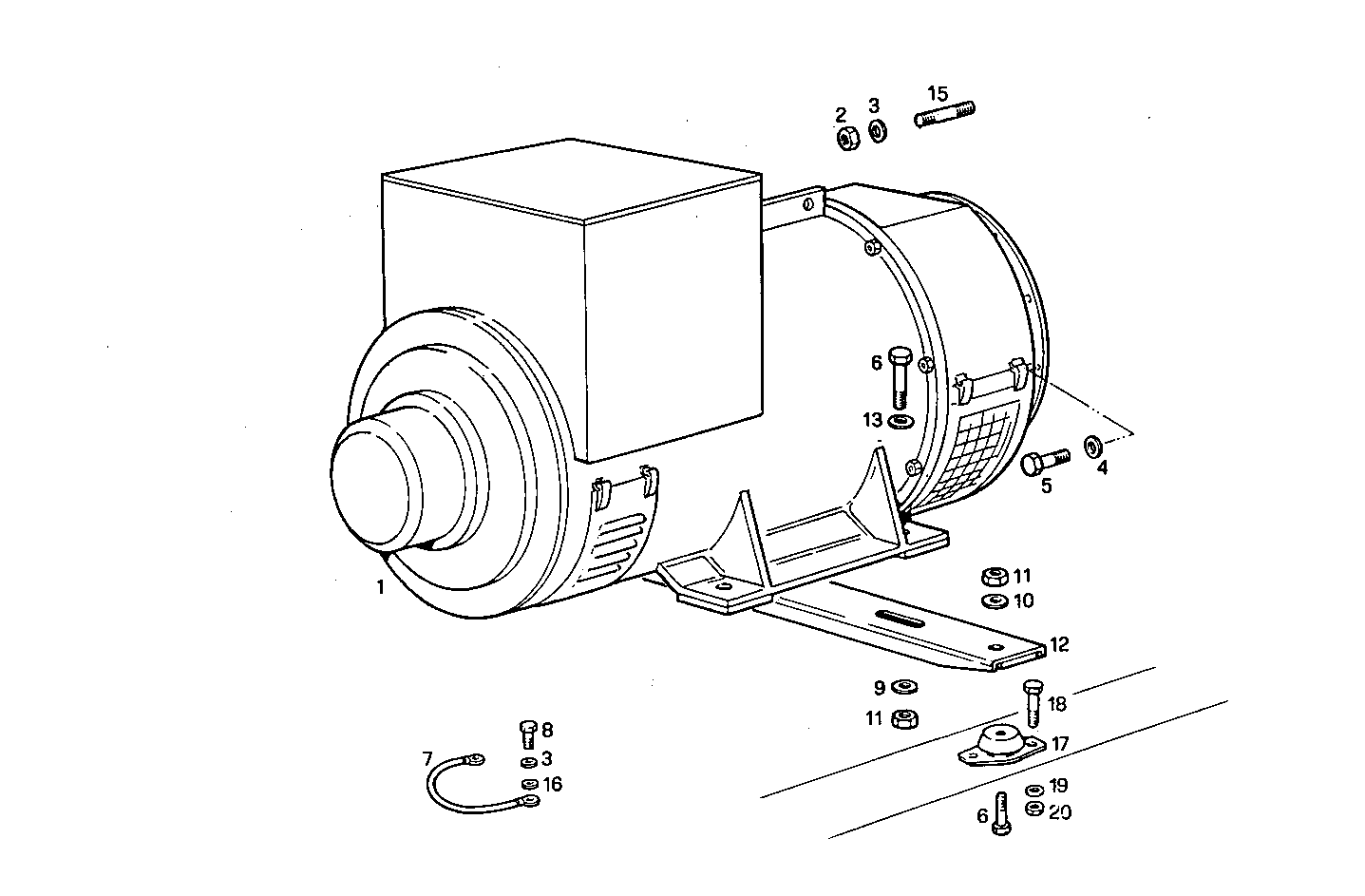 Iveco/FPT SINGLE BEARING ELECTRIC MACHINE