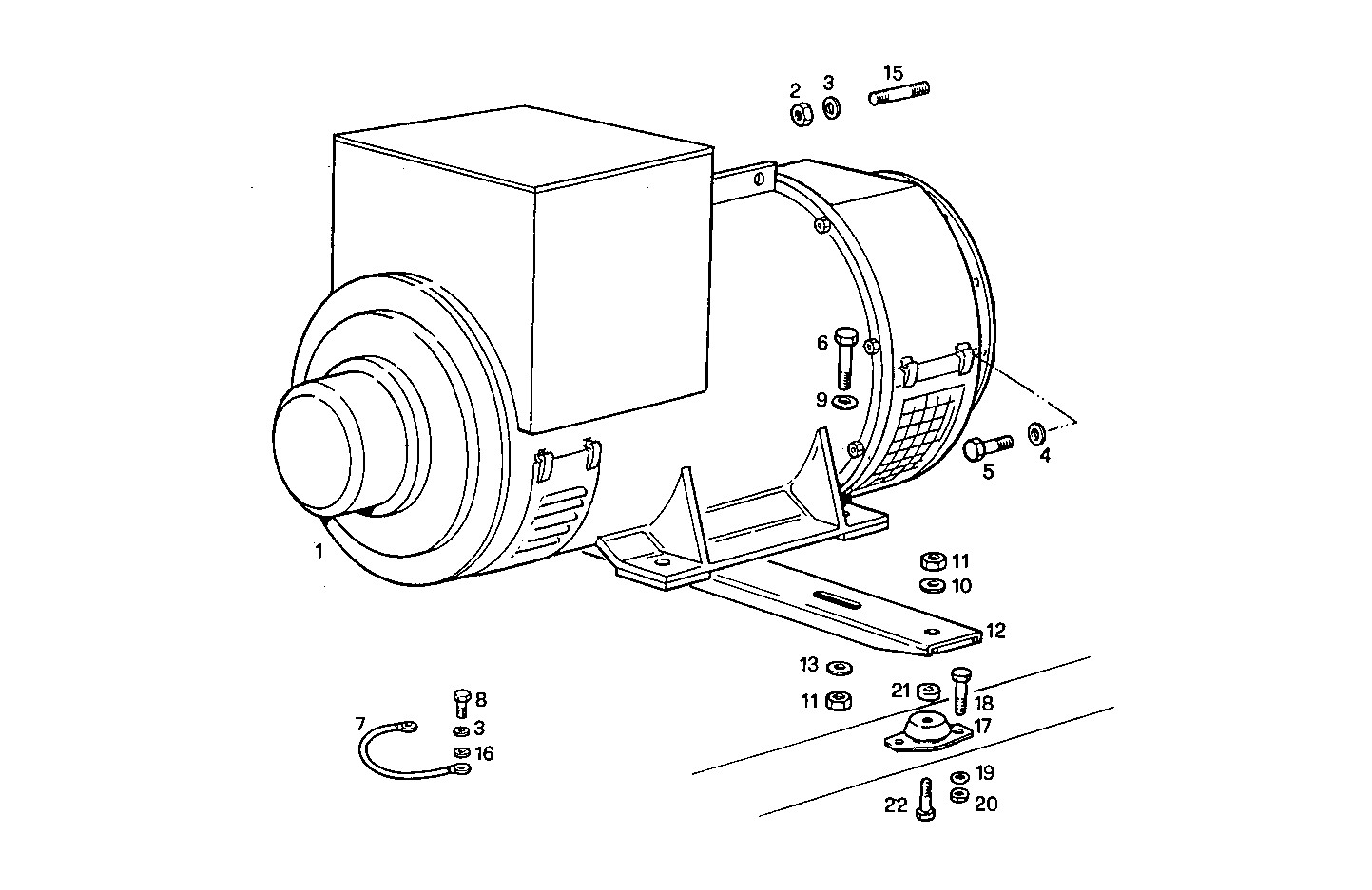 Iveco/FPT SINGLE BEARING ELECTRIC MACHINE